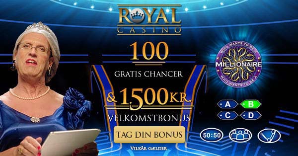 Who Wants To Be a Millionaire: Få 50 spins uden indskud på Royal Casino