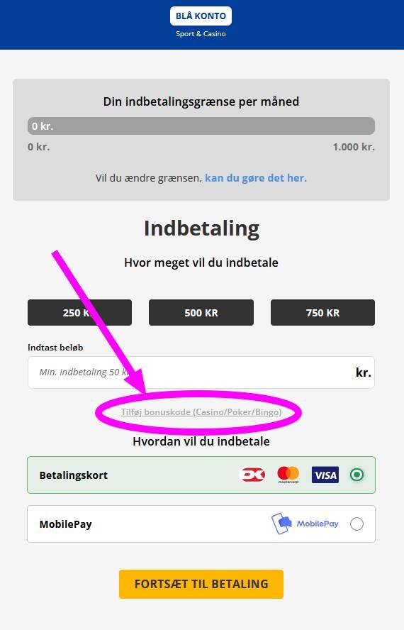 DanskeSpil Bonuskode - Sådan gør du