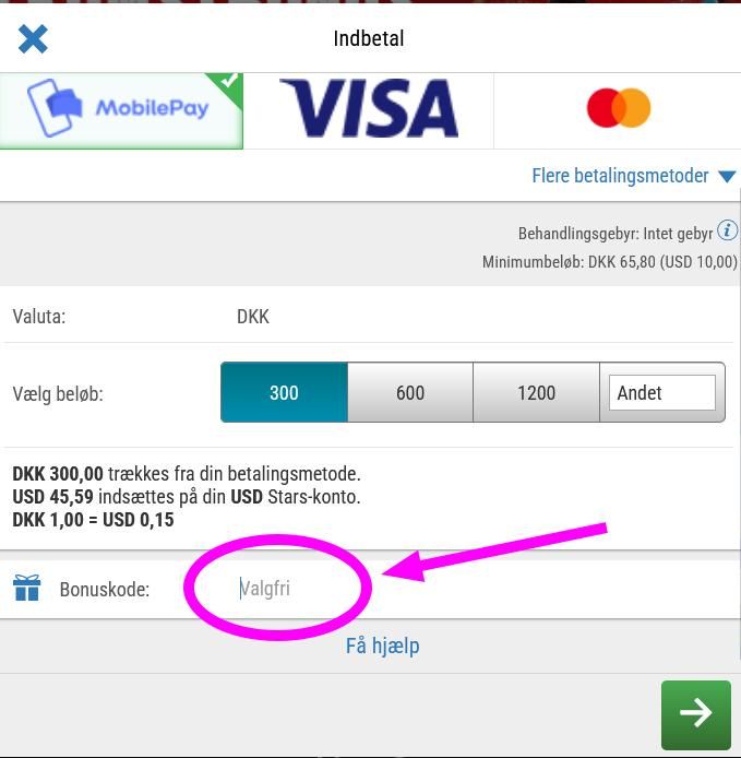 PokerStars Casino Bonuskode - Sådan gør du