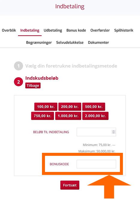 Spilleautomaten.dk Bonuskode - Sådan gør du