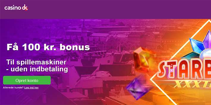 100 kr. ganske gratis fra Casino.dk