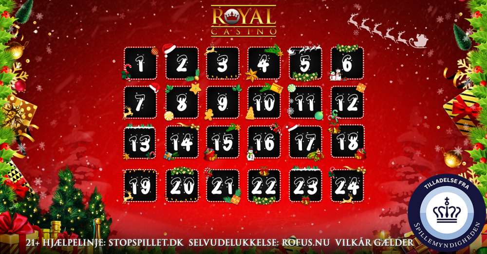 Her er de mest populære Casino Julekalendere i 2025