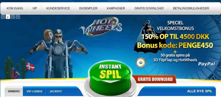 50 Gratis SPIN fra EU Casino