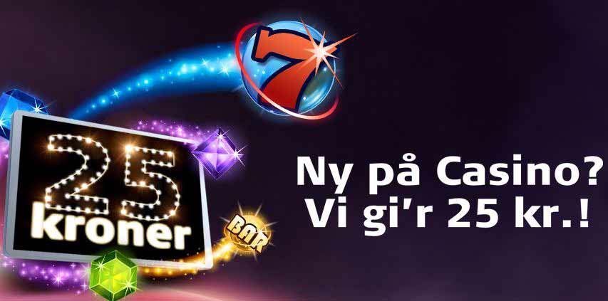 25 kr. gratis til alle nye spillere og Danmarks største jackpots