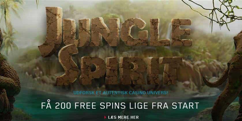 200 gratis spins på Jungle Spirit: Call of the Wild 200 gratis spins på Jungle Spirit: Call of the Wild