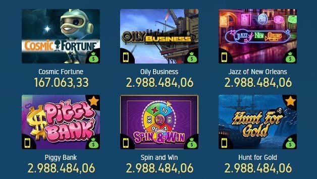 Danmarks største udvalg af skønne Jackpots - vind mange millioner