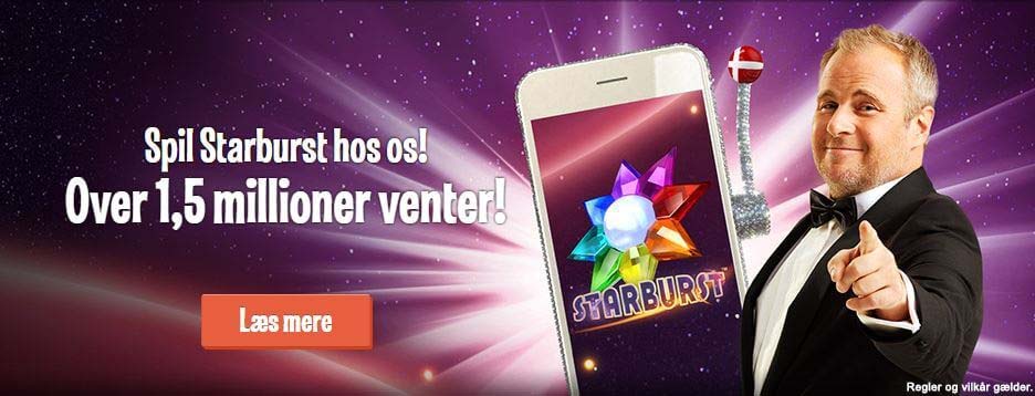 Masser af gratis spins på Starburst og nemme konkurrencer Masser af gratis spins på Starburst og nemme konkurrencer