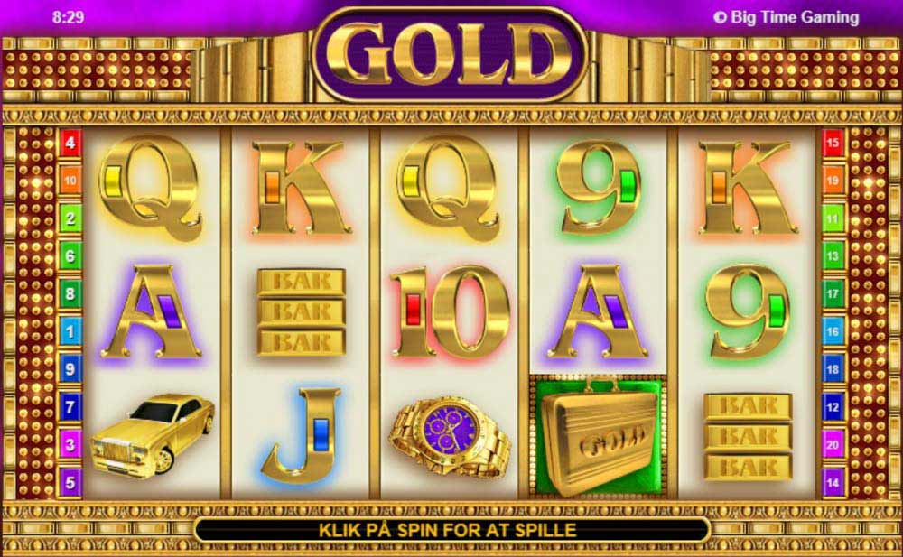 Skynd dig: Få 15 gratis spins på Gold spilleautomaten og det gælder kun denne weekend