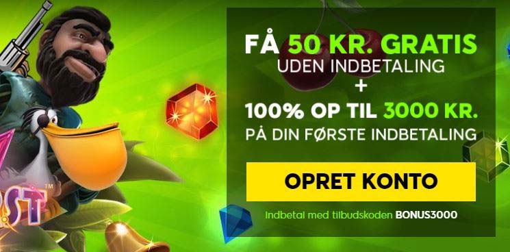 Ny eksklusiv bonus: 50 kroner ganske gratis Ny eksklusiv bonus: 50 kroner ganske gratis