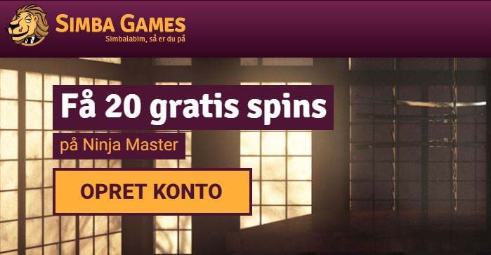 Få 500 kr. bonus på SimbaGames