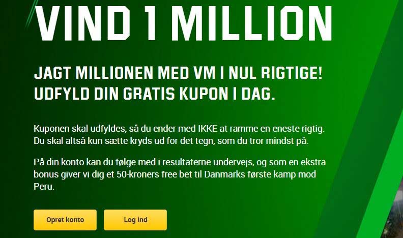 Vind 1 million uden at tage penge op af lommen og få 50 kroner gratis oveni