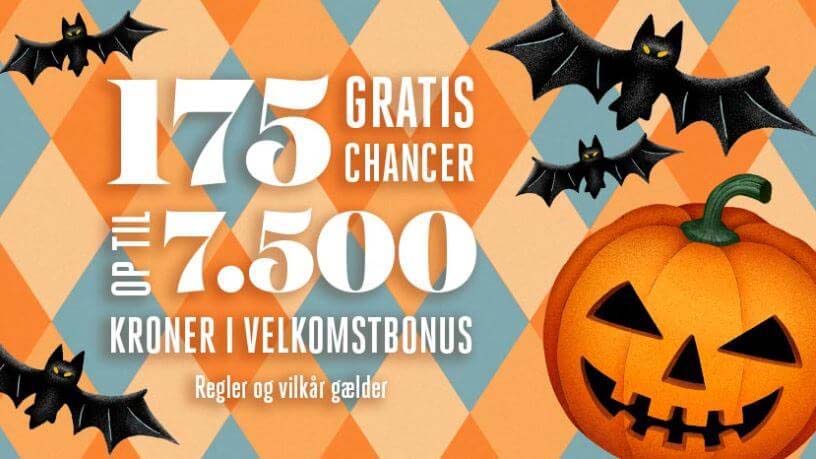 Få 175 Magiske FREE Spins og en uhyggelig stor bonuspakke Få 175 Magiske FREE Spins og en uhyggelig stor bonuspakke
