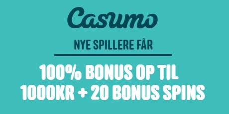 Kæmpe Casinonyhed i Danmark: Casumo åbner med 20 gratis spins til alle Kæmpe Casinonyhed i Danmark: Casumo åbner med 20 gratis spins til alle