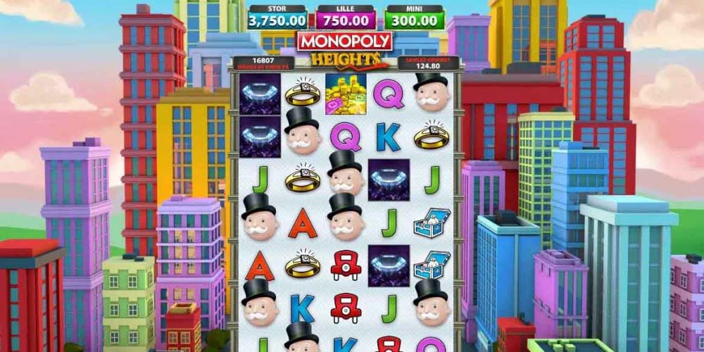 Nyt spil: Monopoly Heights - prøv det med 33 gratis spins