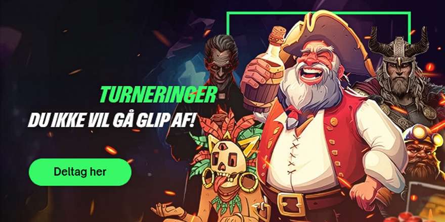 Casinoturneringer og leaderboard konkurrencer i Danmark