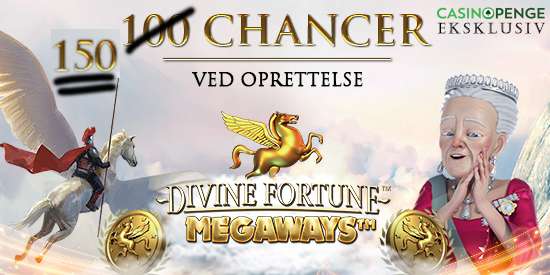 Få 150 Free Spins på Divine Fortune Megaways uden indskud - ny eksklusiv bonus