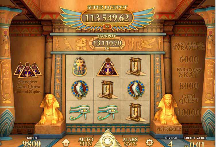 Golden Pyramid - ny Jackpot fra SpilNU