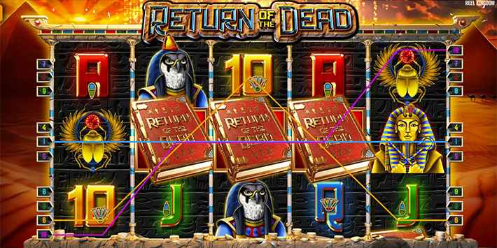Prøv Return of the Dead med gratis bonus - den senest egyptiske-bog-spilleautomat