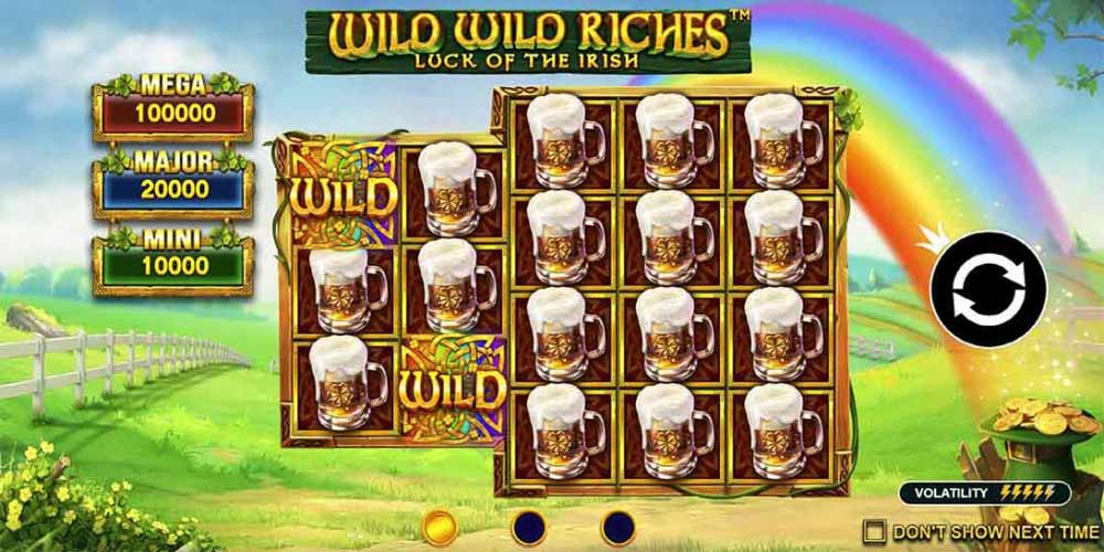 Wild Wild Riches spilleautomaten: Høj tilbagebetalings-procent og masser af Wilds