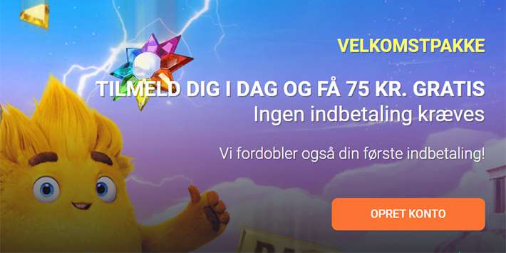 325 kroner i gratis bonus uden indbetaling