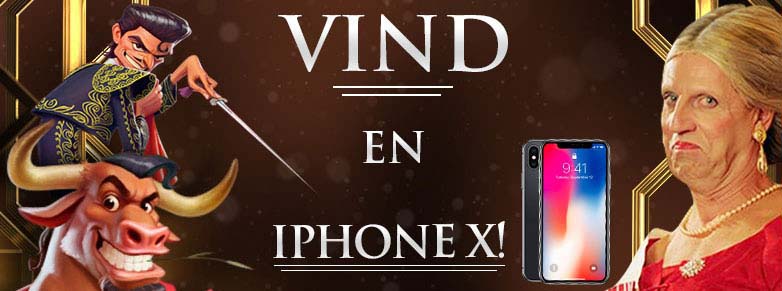 Nu kan alle være med: Vind en iPhone X med Casinopenge og Royal Casino