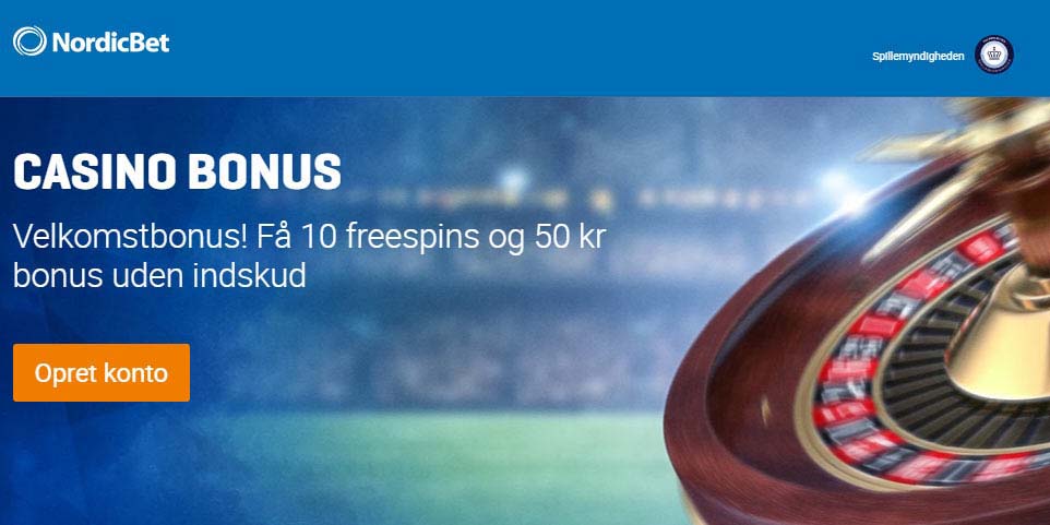 Få 100% casino bonus på Nordicbet