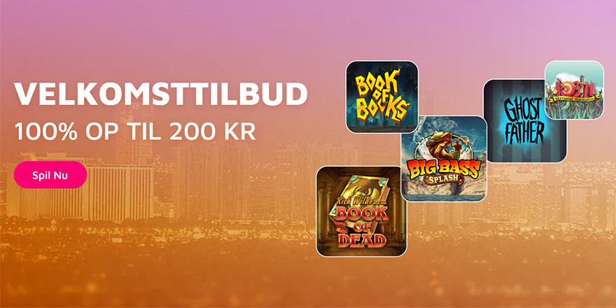 Få 200 kr. bonus på Lucky Vegas