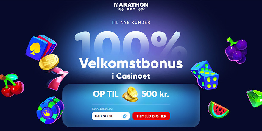 Få 500 kr. bonus til spilleautomater