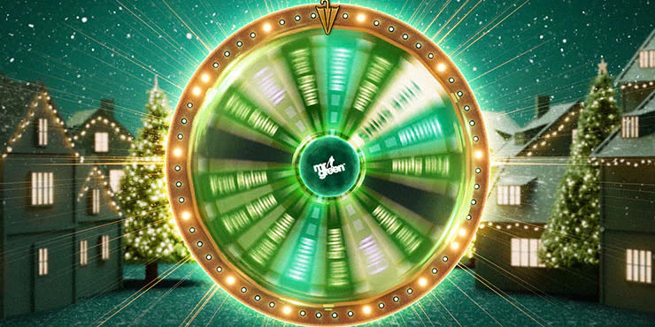 Spin Julehjulet gratis hver dag på Mr Green