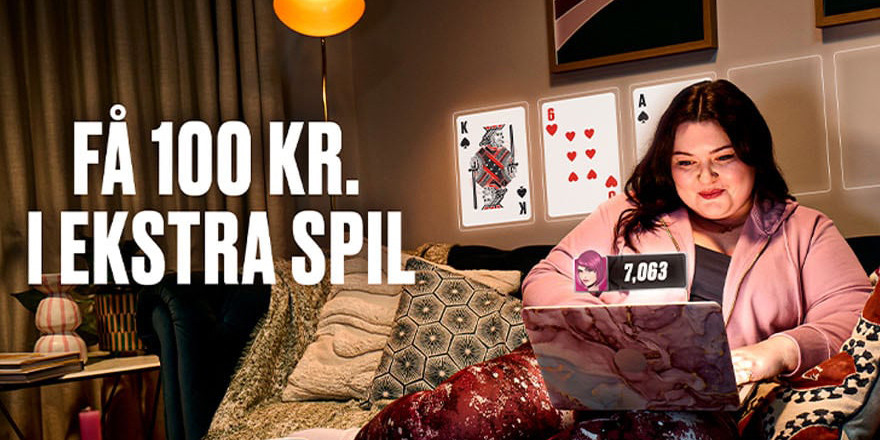 Få Pokerspil for 100 kr. gratis