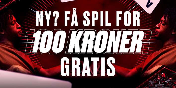 Få Pokerspil for 100 kr. gratis