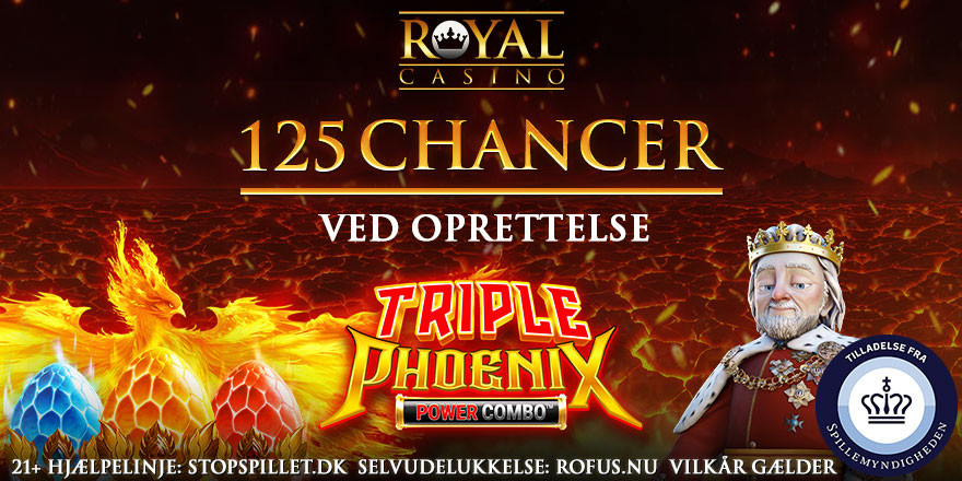 Eksklusivt: 250 kroners Free Spins til Triple Phoenix uden indskud