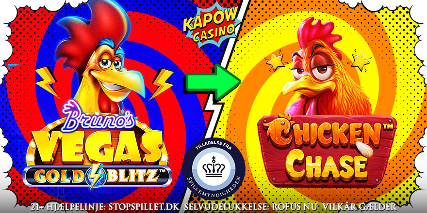 Få 20 Free Spins til Chicken Chase