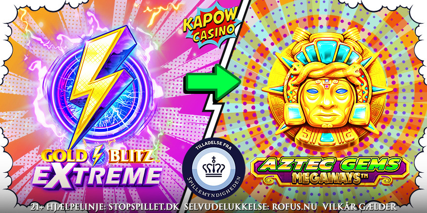 Få 40 Free Spins på Aztec Gems Megaways