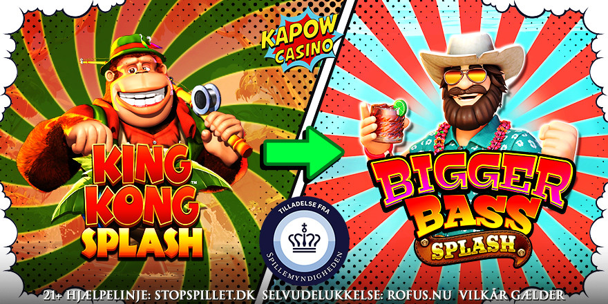 Eksisterende spillere: Få 20 Free Spins til Bigger Bass Splash 