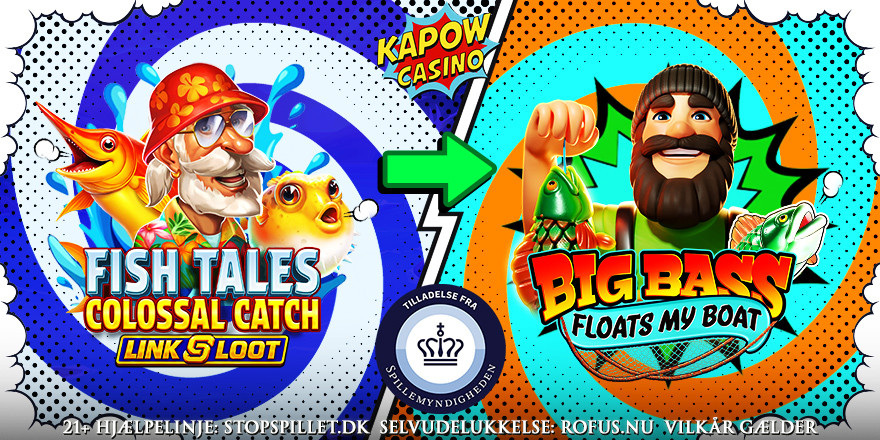 Få 20 Free Spins på Big Bass Floats My Boat 