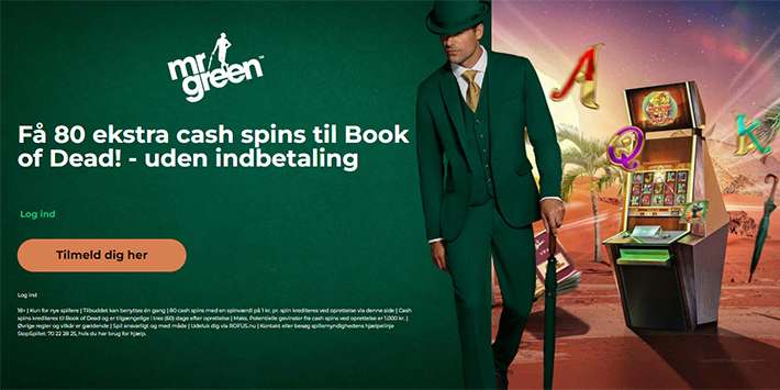 Eksklusivt: 80 Free Spins til Book of Dead uden indskud