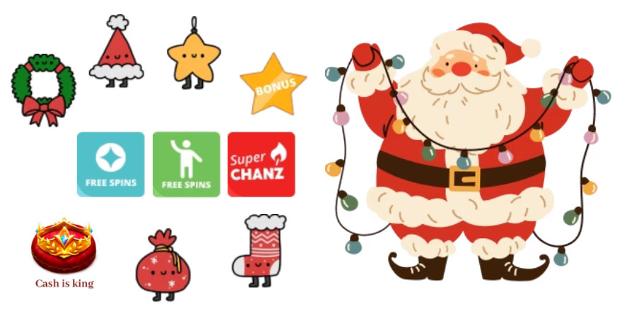 Saml Julebadges og vind Free Spins og kontanter