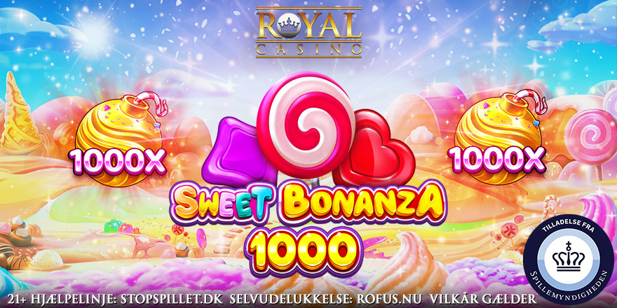 Gratis spins på Sweet Bonanza 1000