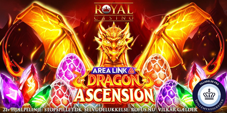 Eksisterende spillere: Gratis spins på Area Link Dragon Ascension