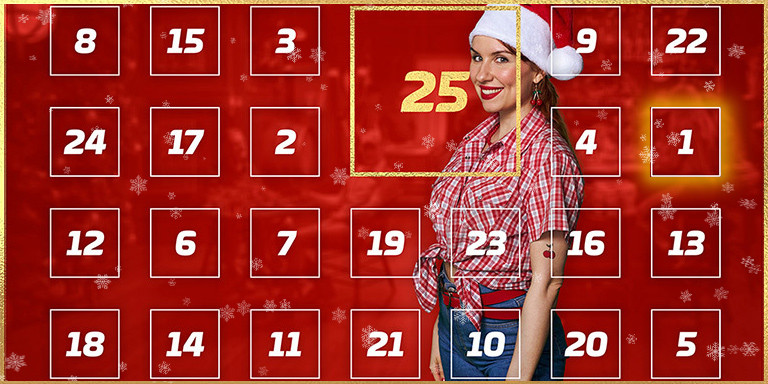 Åbn Røde Ritas Julekalender hver dag for Free Spins m.m.