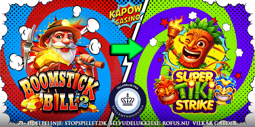 Få 100 Free Spins på Super Tiki Strike