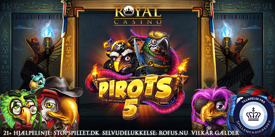 Free Spins til Pirots 5 på Royal Casino