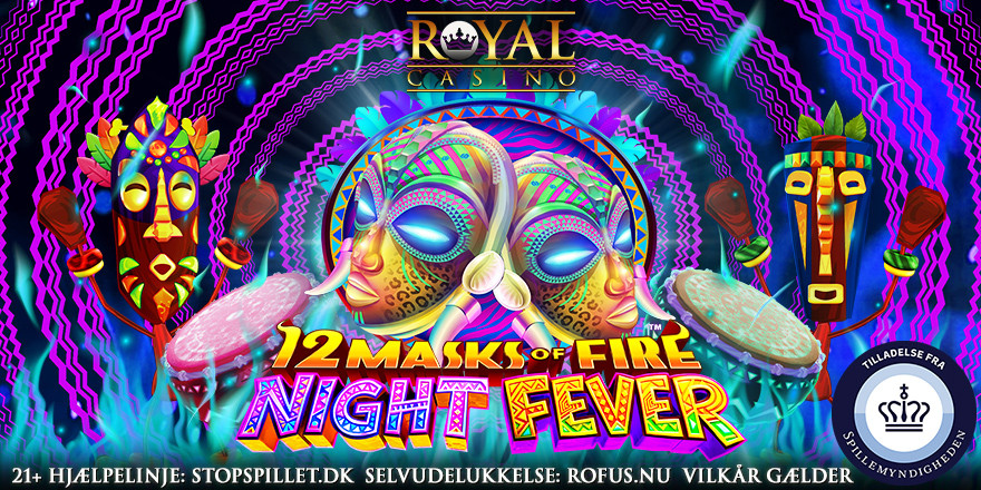 Free Spins til 12 Masks of Fire Night Fever