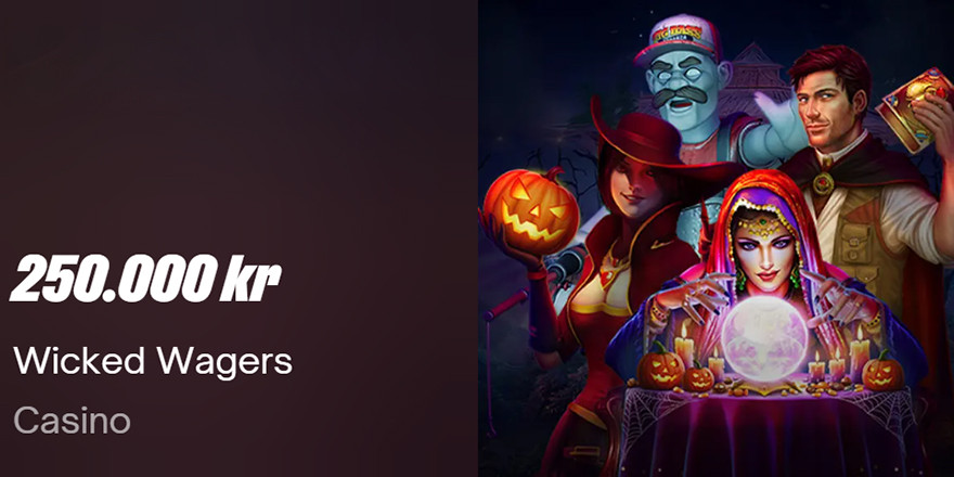Wicked Wagers-turnering på ComeOn: Spil med om 250.000 kr.