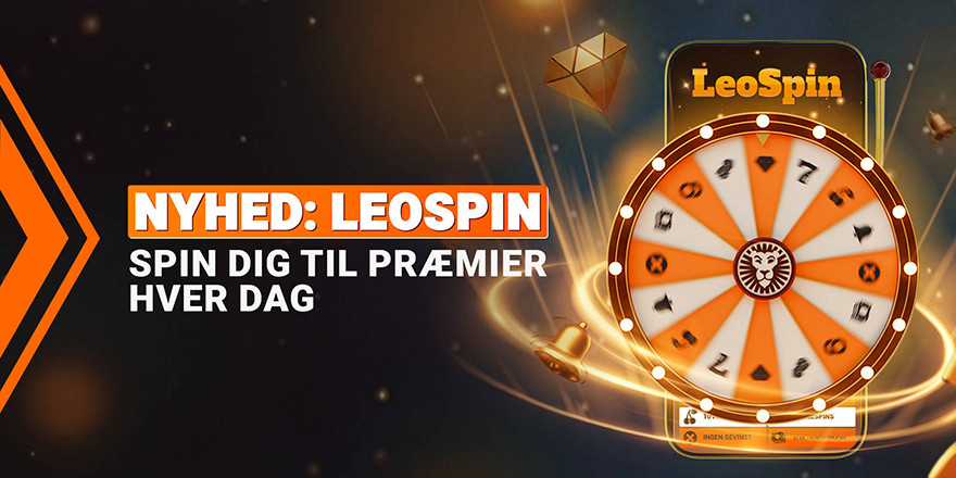 Få et gratis LeoSpin hver dag og vind Free Spins m.m.