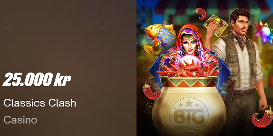 Classics Clash på ComeOn: Spil med om 25.000 kr.