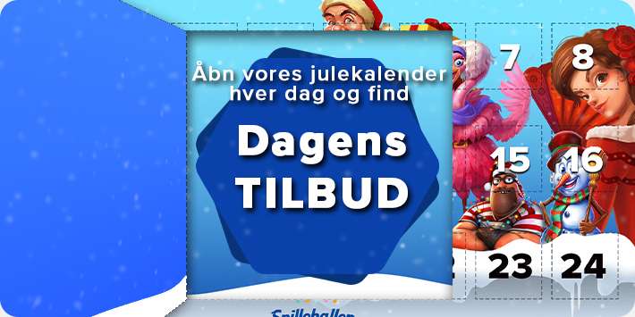 Få et nyt tilbud hver dag i Spillehallens Julekalender