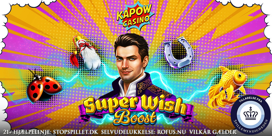 Få 5 Free Spins til Super Wish Boost