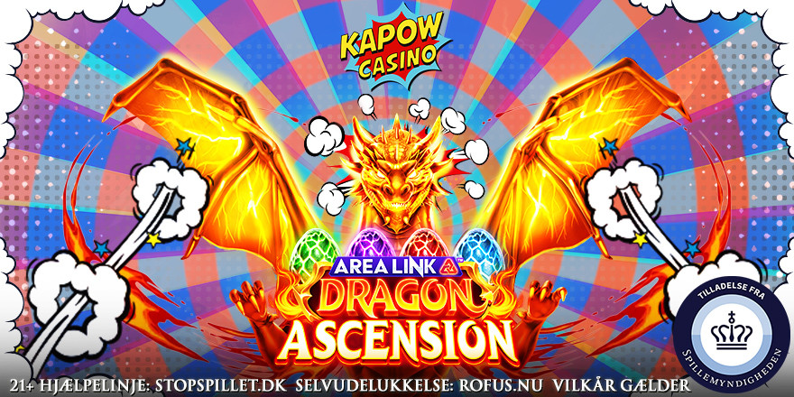 Eksisterende spillere: Få 5 Free Spins til Area Link Dragon Ascension